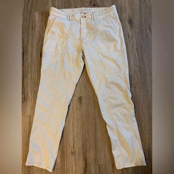 White House Black Market Pants - White House Black Market Womens Lightweight Cream Pants. Super Comfy Size 8 EUC